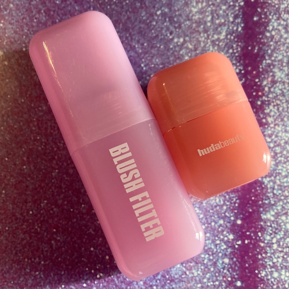 HUDA BEAUTY Blush Filter in Ube Cream and Cotton Candy